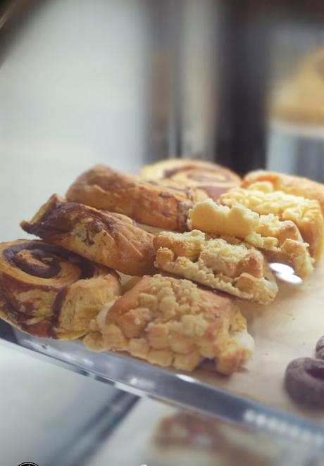 Pastry case from the Summer Sip offer reel